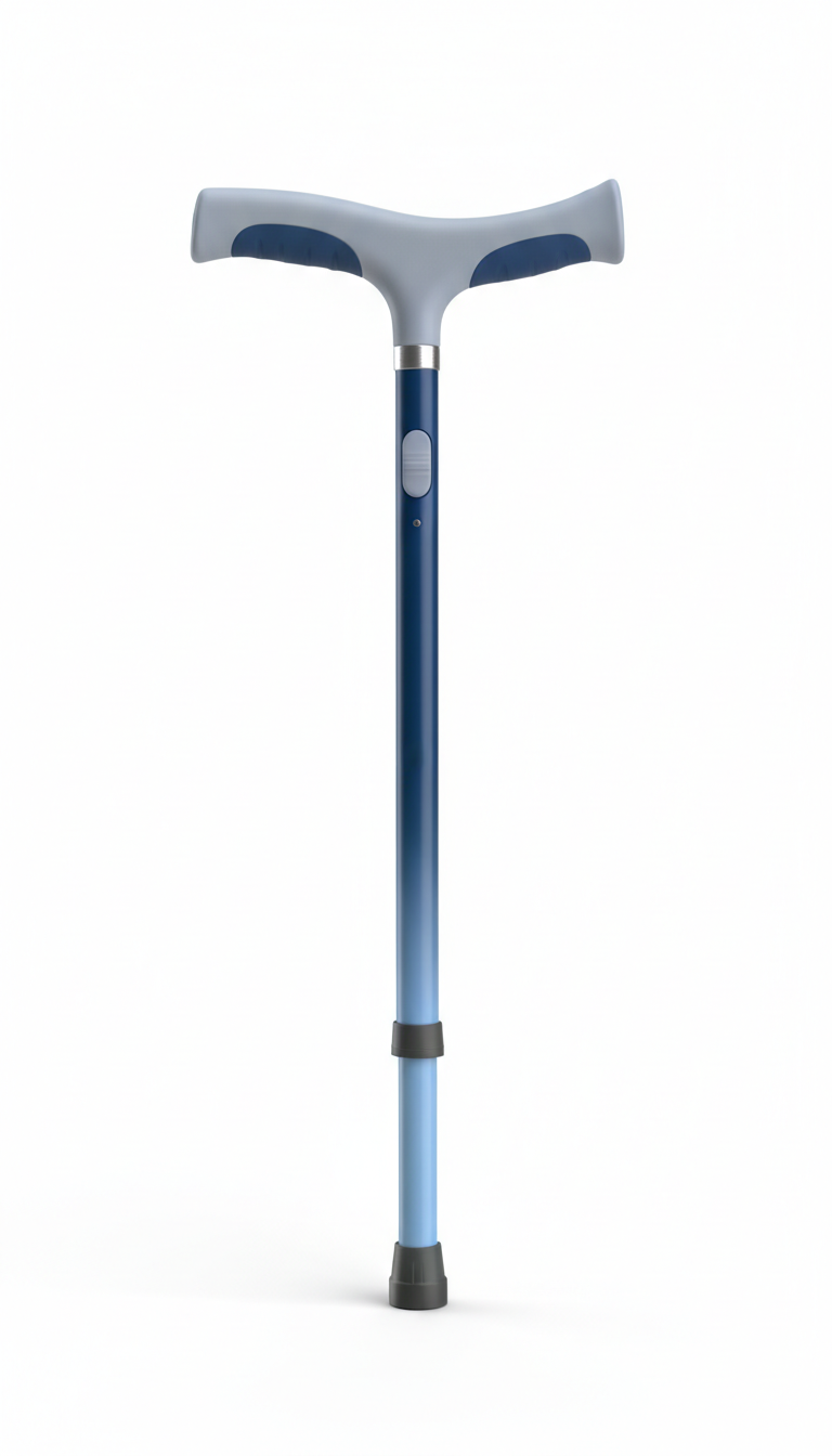 Adjustable Ergonomic Cane with Comfort Grip